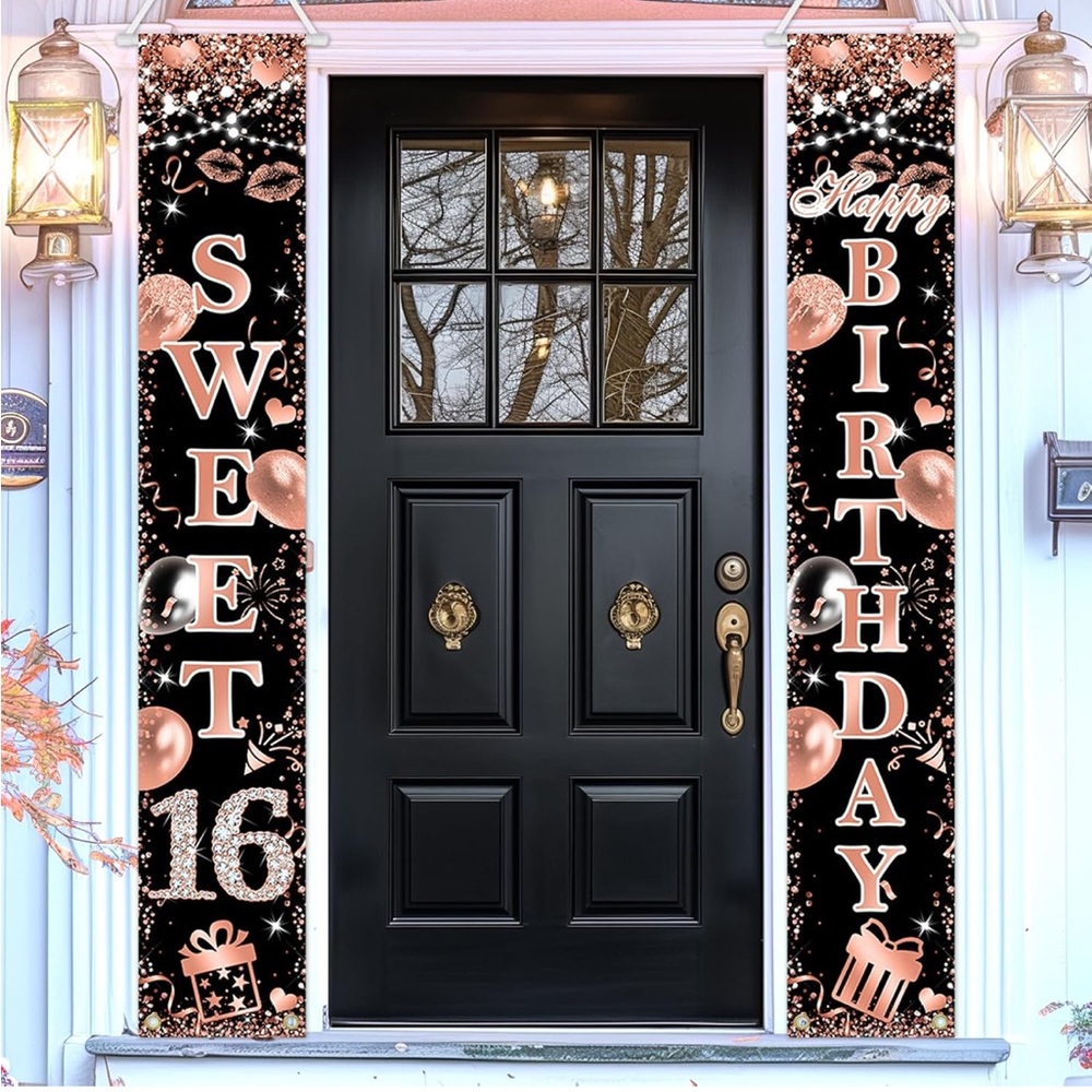 Sweet 16 Birthday Banners